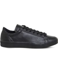 Lyst adidas Originals Court Vantage cuero formadores en negro para hombres Lyst adidas Originals Court Vantage cuero formadores en negro para hombres
